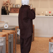 Soft Chamois Zip Set – Brown