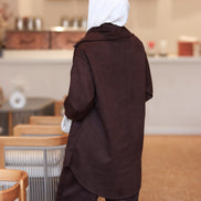 Soft Chamois Zip Set – Brown