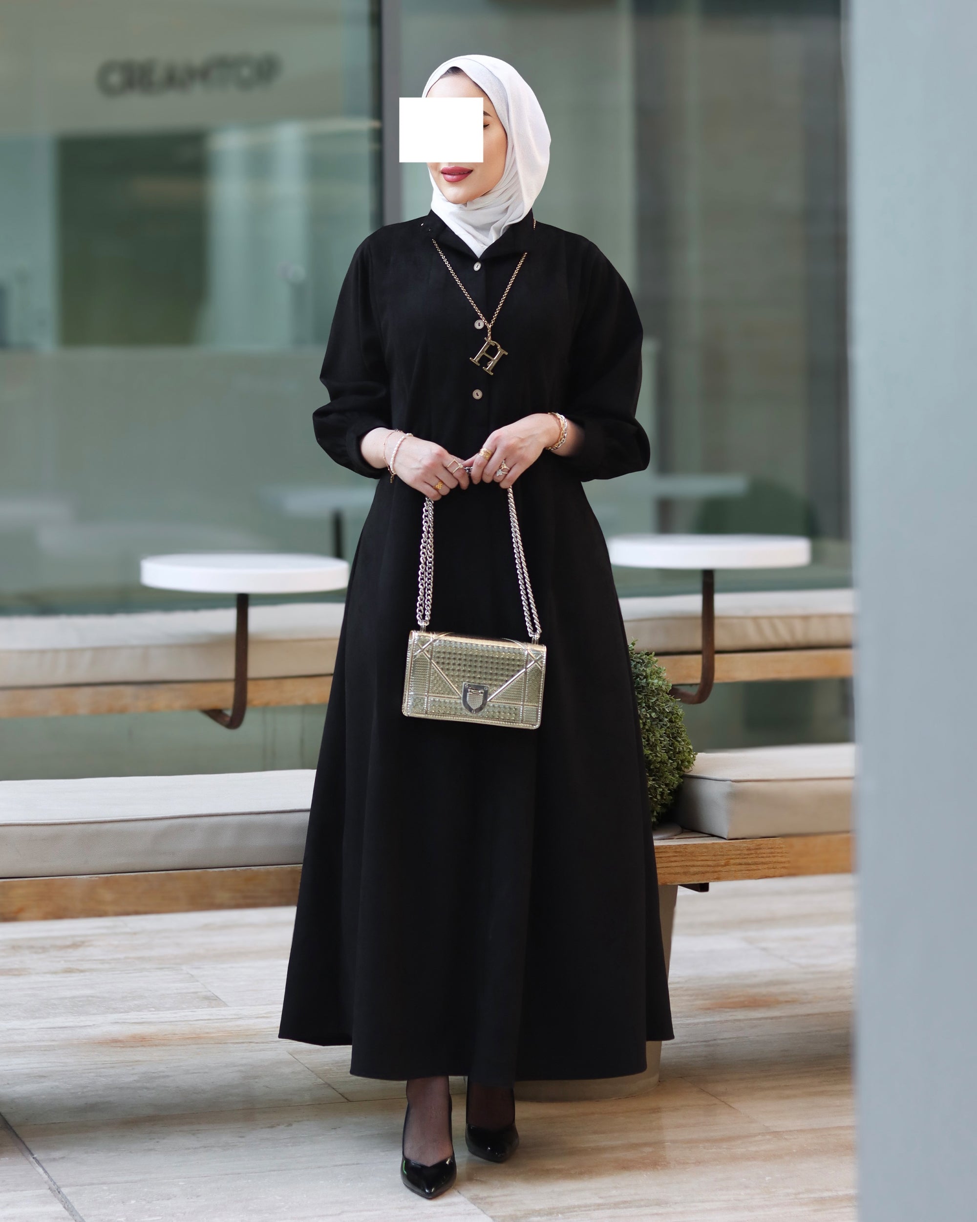 Classic Chamois A-Line Nafnouf – Black