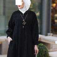 Classic Chamois A-Line Nafnouf – Black