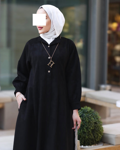 Classic Chamois A-Line Nafnouf – Black