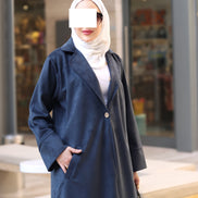 Classic Chamois Coat Set – Navy
