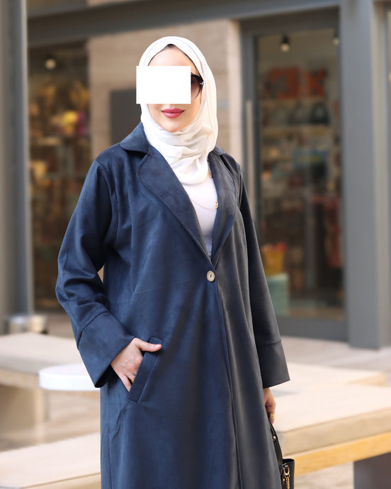 Classic Chamois Coat Set – Navy