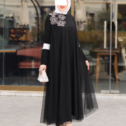 Layered Tulle Dress – Classic Black
