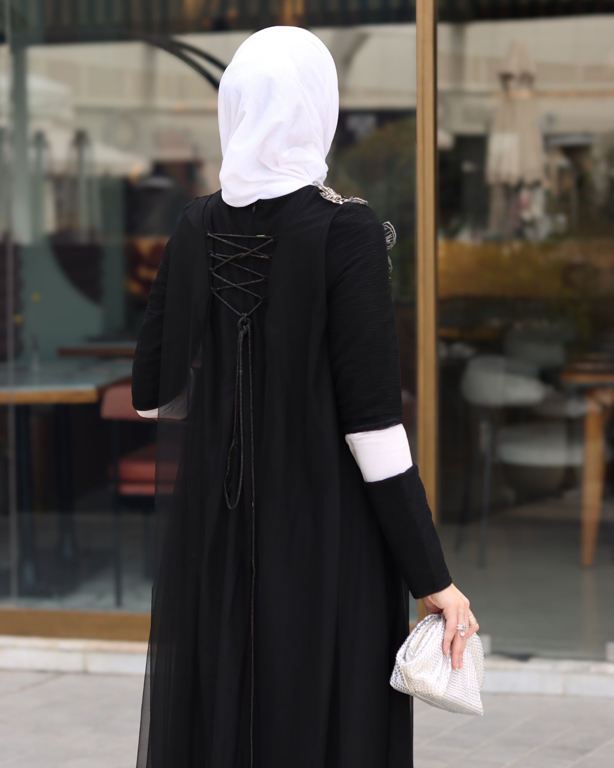 Layered Tulle Dress – Classic Black