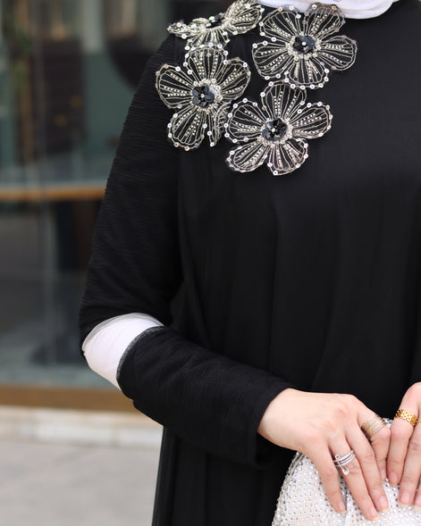 Layered Tulle Dress – Classic Black
