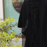 Layered Tulle Dress – Classic Black
