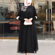 Layered Tulle Dress – Classic Black