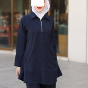 Minimal Linen Shirt & Pant Set – Navy