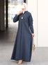 Pleated Linen Nafnouf – Deep Denim Blue