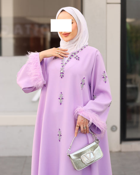 Embellished Barbie Daraa – Lilac