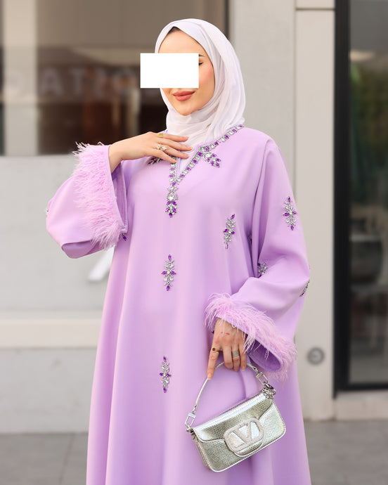 Embellished Barbie Daraa – Lilac