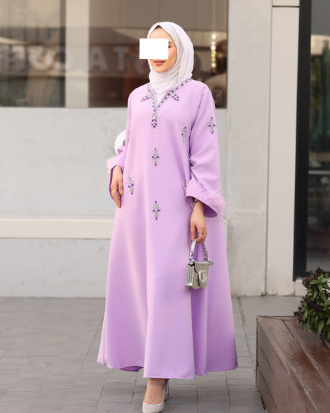 Embellished Barbie Daraa – Lilac