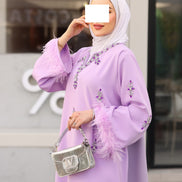 Embellished Barbie Daraa – Lilac