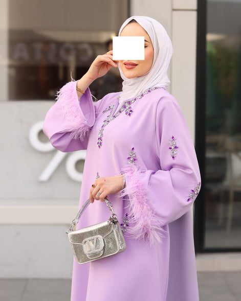 Embellished Barbie Daraa – Lilac