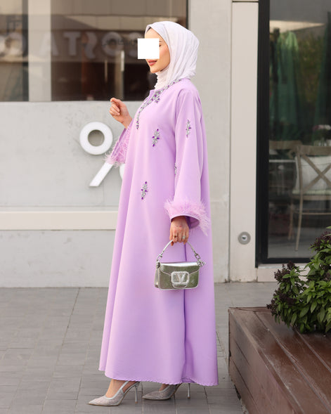 Embellished Barbie Daraa – Lilac