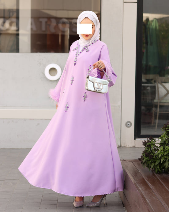 Embellished Barbie Daraa – Lilac