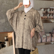 Floral Lucy & Barbie Suit – Taupe Black