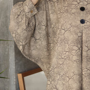 Floral Lucy & Barbie Suit – Taupe Black